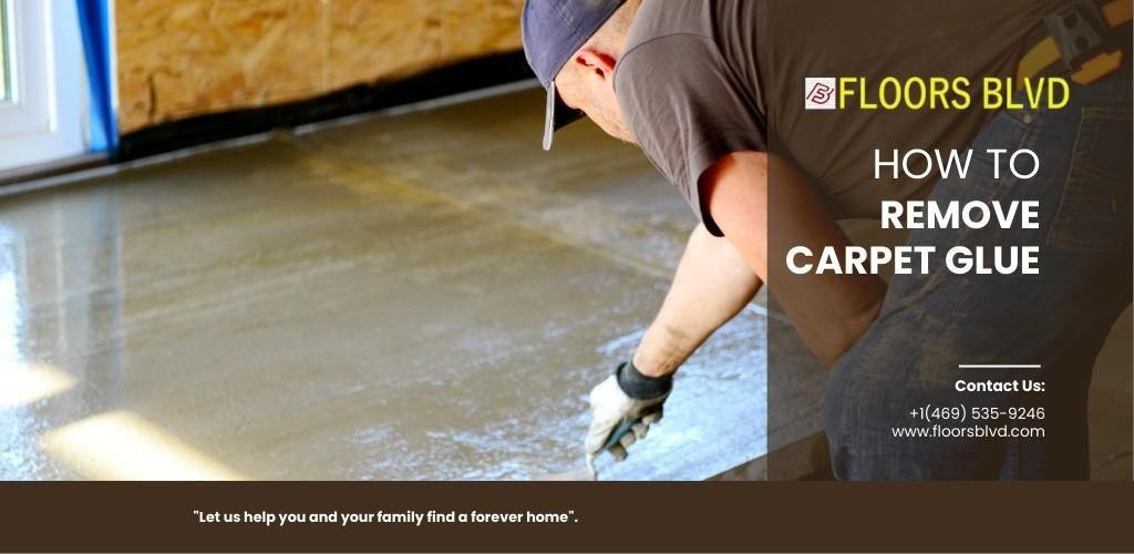 Carpet Glue Removal From Concrete